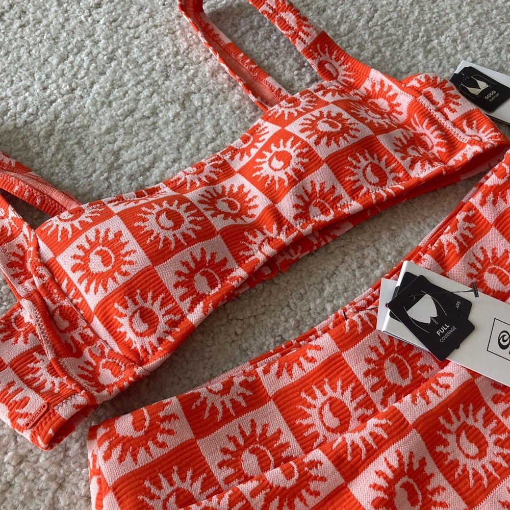 NWT Ripcurl Summer Check Bikini Set - Picture 3 of 4